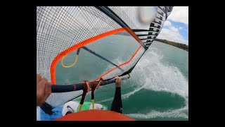 Windsurfing Shakespear Bay 121024 Carbon Art AHU 89 Starboard Kode 94 Severne Blade Pro 47 [upl. by Lorne435]