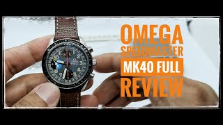 speedmastertuesday special Omega Speedmaster MK40 full review omega [upl. by Ylam]