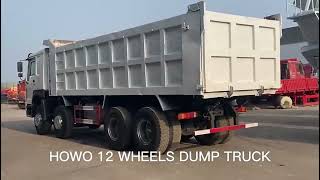 Used Sinotruk Howo 12 Wheel Dump Truck [upl. by Julio]