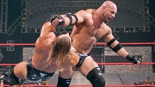 Triple H vs Goldberg vs Kane  Triple Threat World Heavyweight Title Match Armageddon 2003 [upl. by Ayk]