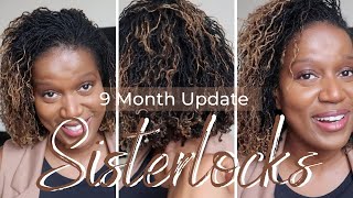 9 Month Sisterlocks Update  Sisterlocks Install Essentials  Type 4a 4b Hair  Sarah Roxanne Watson [upl. by Fontana]