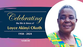 MEMORIAL SERVICE OF LOYCE AKINYI OKOTH  02102024 [upl. by Adachi242]