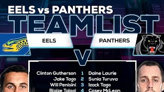 NRL 2024 Round 23 Team  Parramatta EELS 🆚 Penrith PANTHERS [upl. by Llesram22]