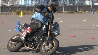 2017 12 3 MSGC Moto Gymkhana ちか 選手 GROM after lunch [upl. by Timofei]