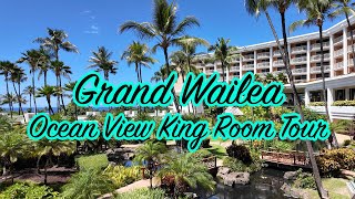 Luxury Grand Wailea Resort Room Tour 2024  Waldorf Astoria Hotel [upl. by Kohl696]