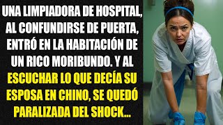 Una limpiadora de hospital al confundirse de puerta entró en la habitación de un rico moribundo [upl. by Lindsay]