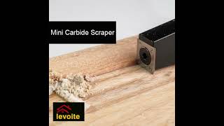 Levoite™ Mini Carbide Scraper Wood Carbide Insert Scraper [upl. by Yentiw521]