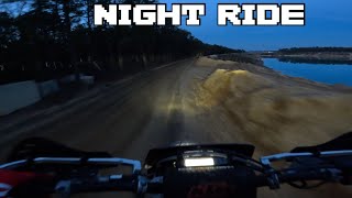 2024 Ktm 300xcw Night Ride [upl. by Attenehs781]