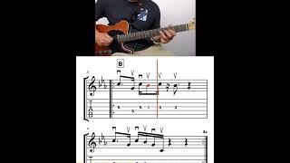 Cissy Strut  The Meters  Leo Nocentelli guitar part  TAB [upl. by Madelena]