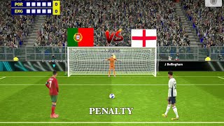 Portugal vs England Penalty Kick 🔥 Jude Bellingham vs Cristiano Ronaldo 🥰 [upl. by Nomla]