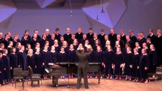 The Concordia Choir Moorhead MN  O Day Full of Grace  FMelius Christiansen [upl. by Lamont]