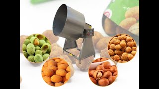 Peanut coating machineautomatic flour coated peanut production line [upl. by Sulokcin553]