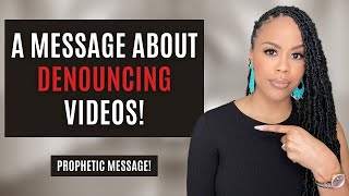 MUST WATCH A MESSAGE ABOUT DENOUNCING VIDS  DENOUNCING GREEK ORGANIZATIONS  DELTA SIGMA THETA [upl. by Rehptsirhc]