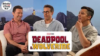 Entrevista com Ryan Reynolds e o Hugh Jackman  Deadpool amp Wolverine [upl. by Norri964]