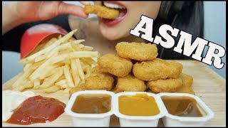 ASMR McDonalds Chicken Nuggets  French Fries EATING SOUNDS  SASASMR [upl. by Etoile]