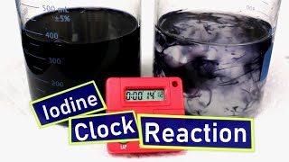 Iodine Clock Reaction Explained Chemistry [upl. by Eradis218]