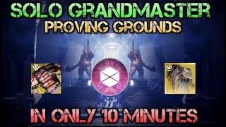 Solo Grandmaster  Proving Grounds  TITAN  in ONLY 10 minutes [upl. by Ardnajela693]