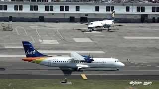 Liat  ATR72 Takeoff from San Juan TJSJ HD [upl. by Laira]