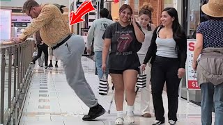 Fat Guy Farts On People In Mall [upl. by Dhiren]