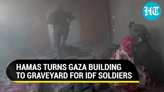 On Cam Israeli Soldiers Fall Prey To Hamas Trap In Gaza  Watch Bodycam Footage Of Ambush [upl. by Aidan367]