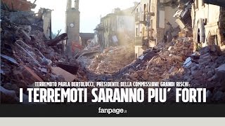 Terremoto quotNei prossimi anni nuove forti scosse in centro Italiaquot [upl. by Romelle]