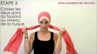 Comment nouer un turban  façon turban quottorsadequot [upl. by Sigvard]