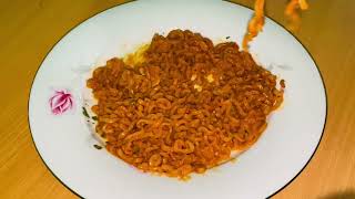 Bite 38  Spicy ramen noodles  ASMR [upl. by Kizzie364]