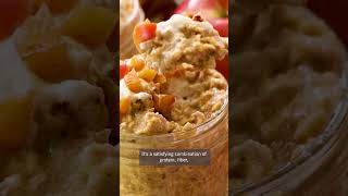 Apple Pie Overnight Oats  Easy Applesauce Oatmeal [upl. by Peyton]