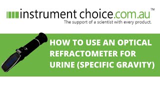 How to Use an Optical Refractometer For Urine Specific Gravity [upl. by Kulsrud]