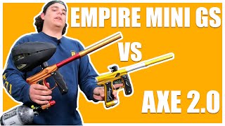 Empire Mini GS vs Axe 2 0 marcadoras de Paintball muy efectivas [upl. by Pavlish]