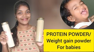 ఈ రెండు powders baby food లో include చేస్తే చాల ఆరోగ్యాంగా తెలివిగా ఉంటారు  Protein amp nutritious [upl. by Hanoy785]