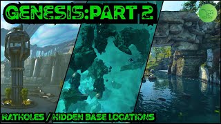 9 RatholesHidden Base Locations On Genesis Part 2  Ark Survival Evolved [upl. by Teria]