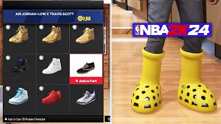 NBA 2K24 All Shoes  Shoe Creator JORDAN NIKE ADIDAS PUMA NB amp UA [upl. by Clute]