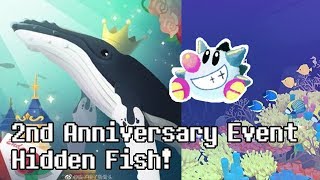 Tap Tap Fish  Abyssrium 2nd Anniversary Event All Hidden Fish 2018 not Prince of Abyss [upl. by Rangel]