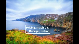 Driving Sliabh Liag aka Slieve League on Irelands Wild Atlantic Way County Donegal [upl. by Plume]