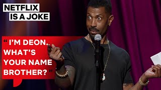 Deon Cole Met A New Friend in a Weird Way  Netflix Is A Joke [upl. by Sailesh565]