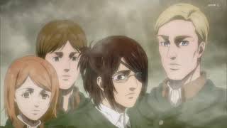 Levi meets his comrades Survey Corps scene  Attack on Titan Final Season [upl. by Toogood533]