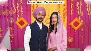 Palwinder Singh Weds Anjali Saini  Wedding Ceremony  Amar Art Photography [upl. by Shakti627]