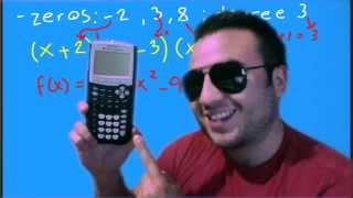 Write a Polynomial function Using Given Characteristics [upl. by Eslud105]