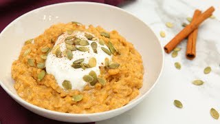 3 Delicious Autumn Oatmeal Recipes  Pumpkin Spice Apple Spice and Chai Spice [upl. by Nils]