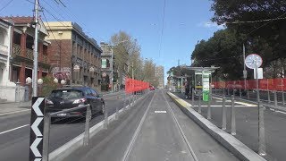 2018 Tram Stop Upgrades  Nicholson St Tram Route 96  Yarra Trams Melbourne [upl. by Otis]