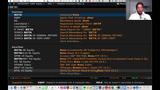 In Practice Webcast Introduction to using a Bloomberg Terminal for data collection [upl. by Hobbs]