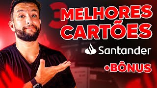 3 MELHORES CARTÕES BLACK DO BANCO SANTANDER  BÔNUS [upl. by Chernow]