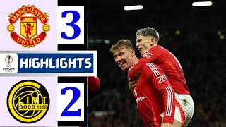 Manchester United vs BodøGlimt 32 Extended HIGHLIGHTS  UEFA Europa League [upl. by Demakis]