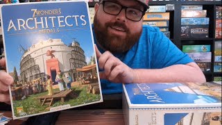 7 Wonders Architects Medals Unboxing [upl. by Nannie]