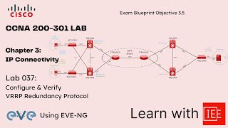 CCNA 200301 Lab  Chapter 3 IP Connectivity  Lab 037 Configure amp Verify VRRP Redundancy Protocol [upl. by Susana]