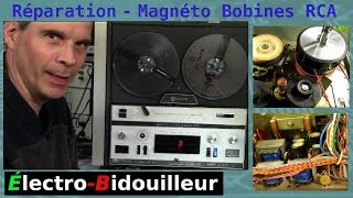 EB221 Réparation  Magnétophone à Bobines RCA YLG43 [upl. by Letnuahc]