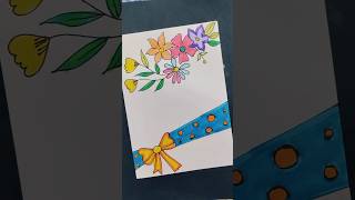 Front page decoration project work design border art satisfying trending shorts [upl. by Dewayne]