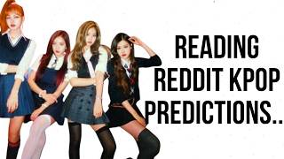 Reading Reddit KPOP Predictions [upl. by Elianore]