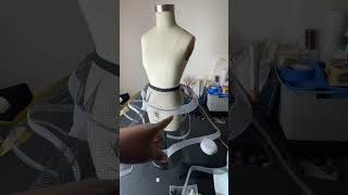 How to CUT and SEW 1440 DEGREE PEPLUM FLARE with CRINOLINE [upl. by Staal]